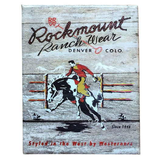 Rockmount Bronc Vintage Western Magnet - Rockmount Clothing