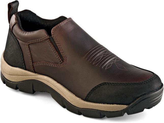 Old West Oiled Rust Mens Round Toe Casual Shoes - Flyclothing LLC