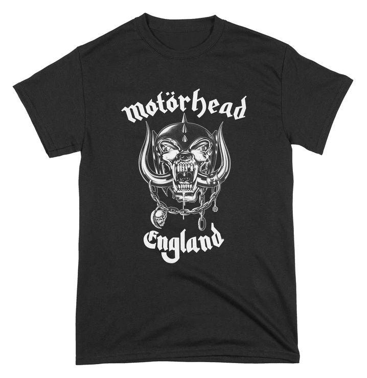 Motorhead England Black T-Shirt - Flyclothing LLC