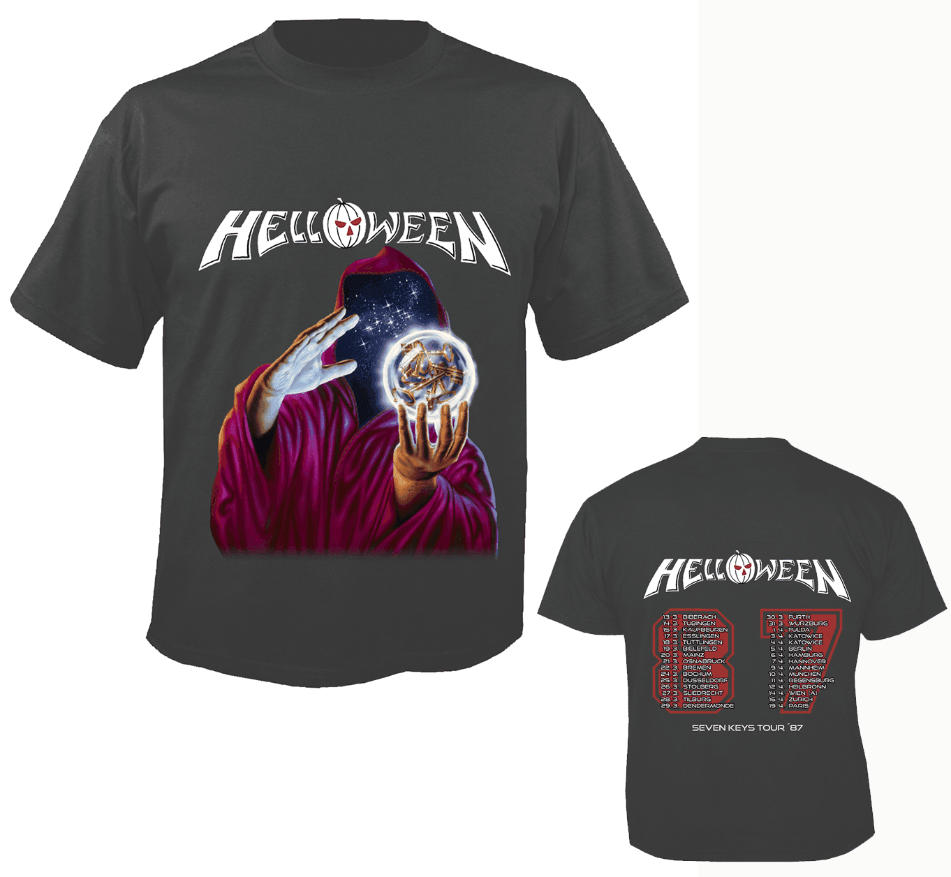 Helloween Keepers Tour Mens T-Shirt - Helloween - Flyclothing LLC