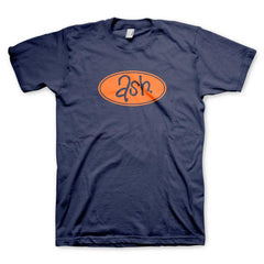 Ash Retro Blue Mens T-Shirt - Flyclothing LLC