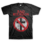 Bad Religion Distressed Crossburster Mens T-Shirt - Bad Religion