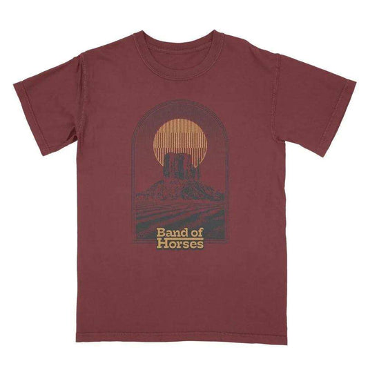 Band of Horses Devil's Tower Mens T-Shirt - Band of Horses - Flyclothing LLC