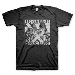 Broken Bones Crucfix Mens T-Shirt - Flyclothing LLC