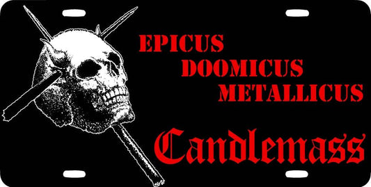 Candlemass License Plate - Flyclothing LLC