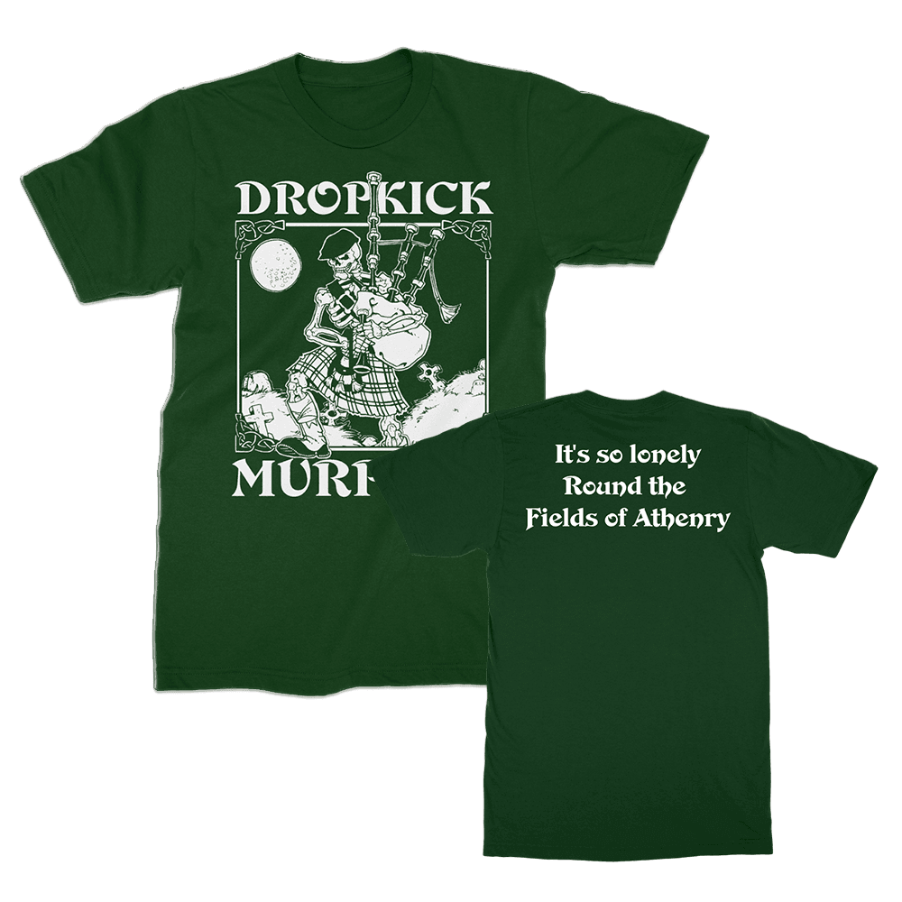 Dropkick Murphys Skelly Piper Mens T-Shirt - Dropkick Murphys