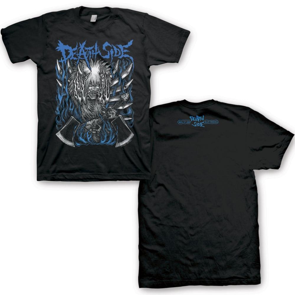 Death Side Blue Flame Mens T-Shirt - Flyclothing LLC