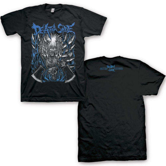 Death Side Blue Flame Mens T-Shirt - Death Side - Flyclothing LLC