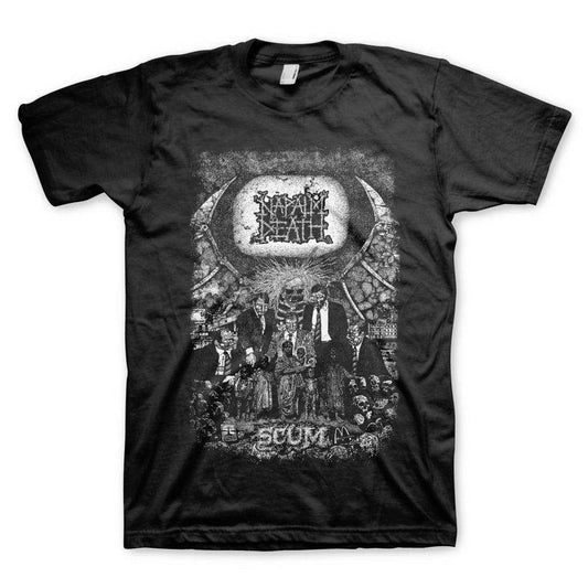 Napalm Death Scum Vintage Mens T-Shirt - Napalm Death - Flyclothing LLC