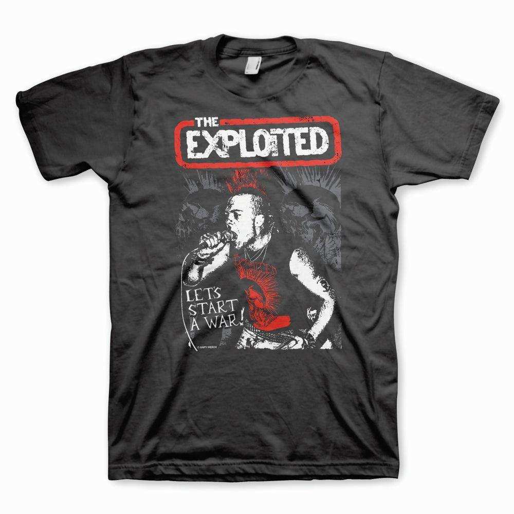 Exploited Start A War Mens T-Shirt - Exploited - Flyclothing LLC