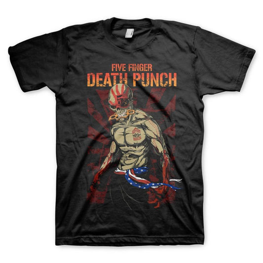 Five Finger Death Punch Patriotic Mens T-Shirt - Flyclothing LLC