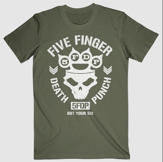 Five Finger Death Punch Knucklehead T-Shirt - Flyclothing LLC