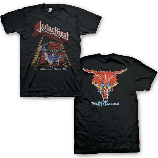 Judas Priest Defenders Vintage Tour Mens T-Shirt - Judas Priest - Flyclothing LLC