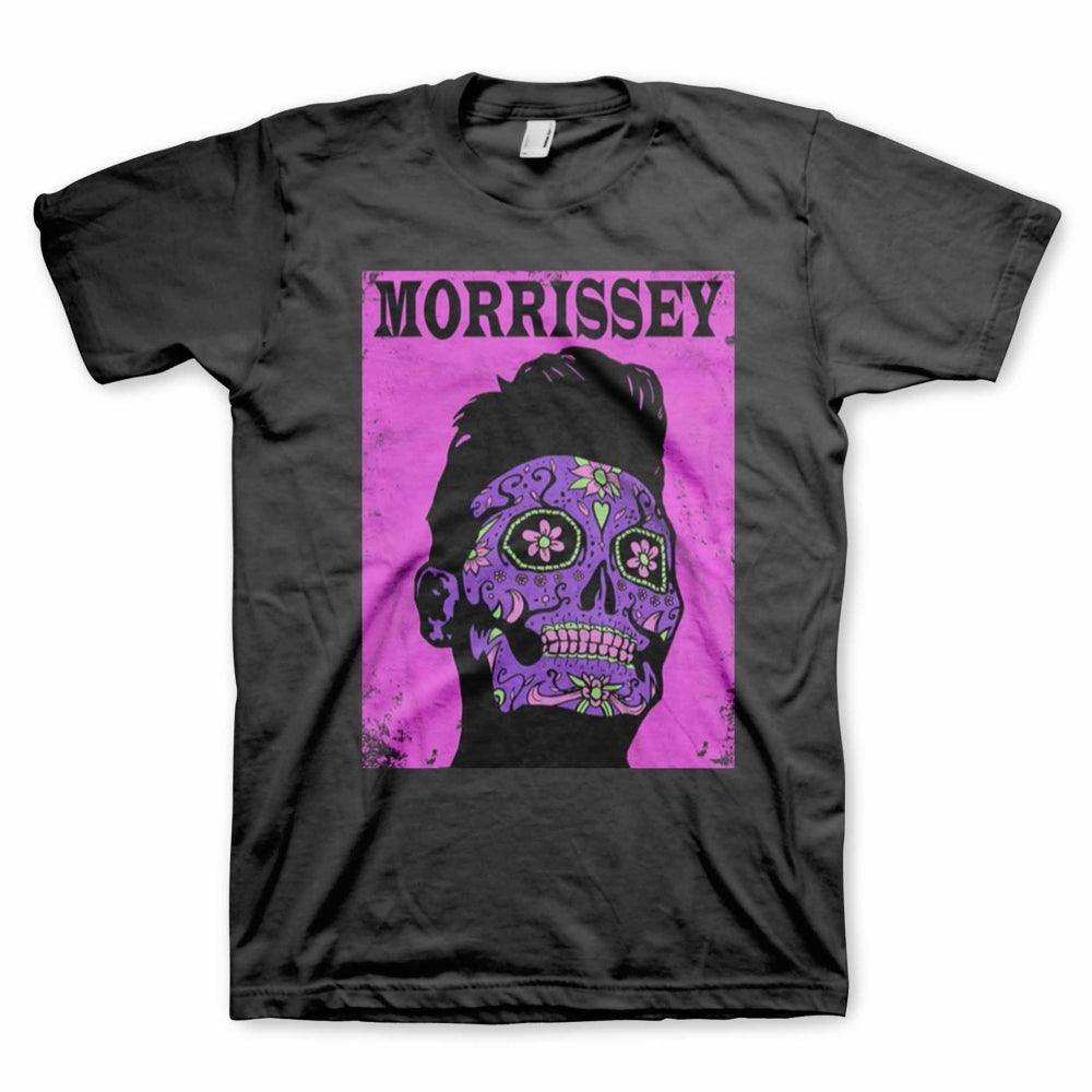 Morrissey Day of the Dead Pink Mens T-Shirt - Morrissey - Flyclothing LLC
