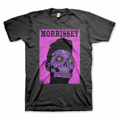 Morrissey Day of the Dead Pink Mens T-Shirt - Flyclothing LLC
