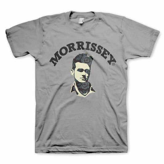 Morrissey Floral Head Mens T-Shirt - Morrissey