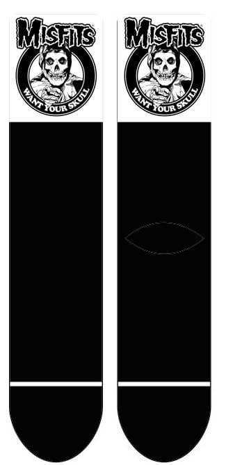 Misfits Want Skulls Socks - Misfits - Flyclothing LLC