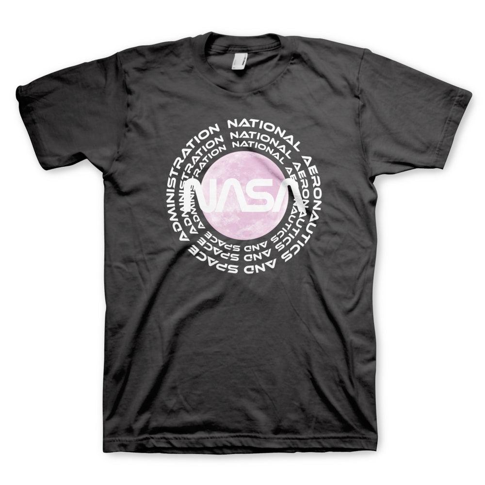 Nasa Pink LOGO Mens T-Shirt - Flyclothing LLC
