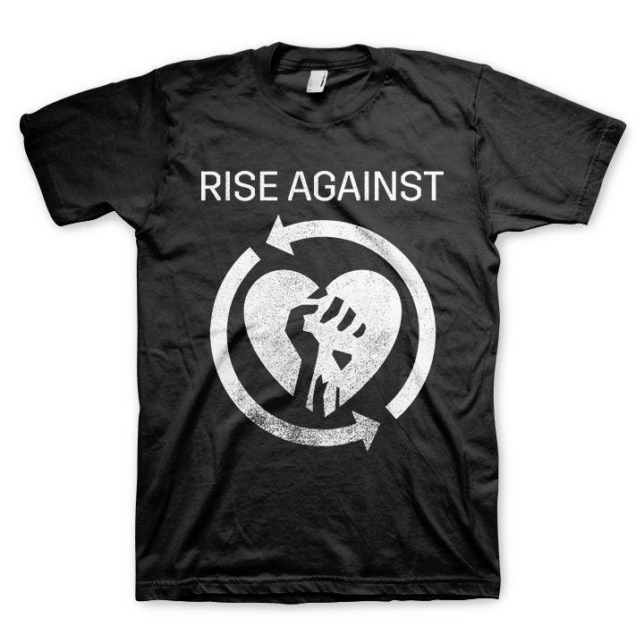 Rise Against Heart Fist Mens T-Shirt - Flyclothing LLC