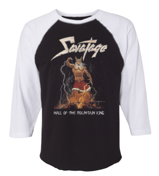 Savatage Hall of the Mountain King Raglan Shirt - Flyclothing LLC
