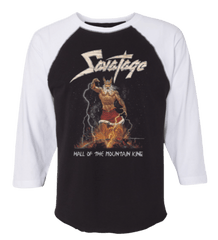 Savatage Hall of the Mountain King Raglan Shirt - Flyclothing LLC