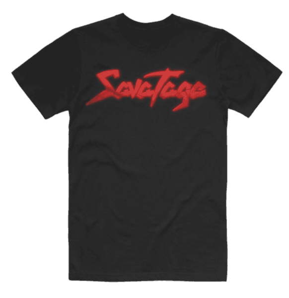 Savatage Red LOGO Mens T-Shirt - Flyclothing LLC