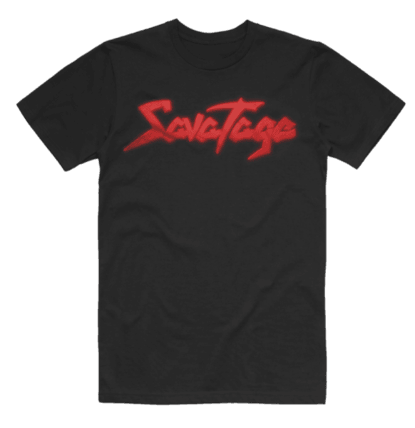 Savatage Red LOGO Mens T-Shirt - Flyclothing LLC