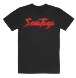 Savatage Red LOGO Mens T-Shirt - Savatage