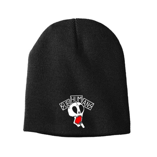 Subhumans Skull Beanie - Subhumans - Flyclothing LLC