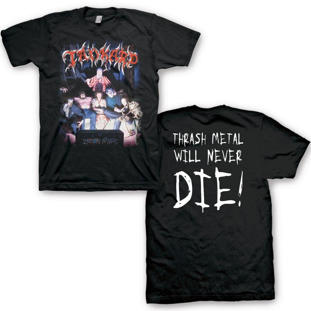 Tankard Zombie Attack Mens T-Shirt - Tankard
