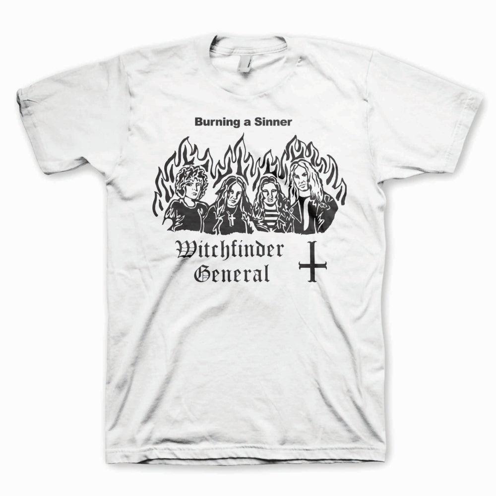 Witchfinder General Burn a Witch Mens T-Shirt - Flyclothing LLC
