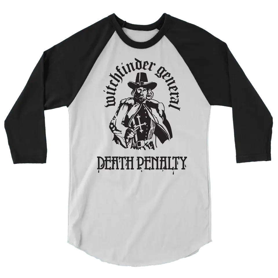 Witchfinder General Matthew Hopkins Raglan Shirt - Witchfinder General - Flyclothing LLC