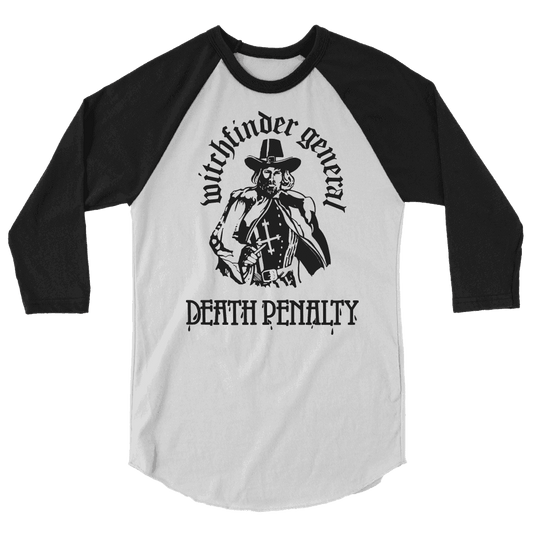Witchfinder General Matthew Hopkins Raglan Shirt - Witchfinder General - Flyclothing LLC