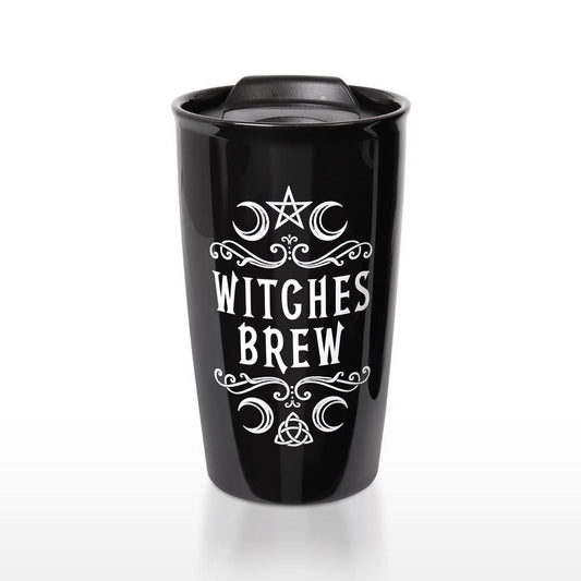 The Vault Crescent Witches Brew Double Walled Mug - Alchemy Gothic