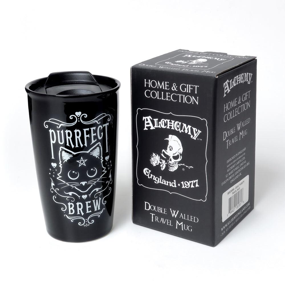 The Vault Purrfect Brew Double Walled Mug - Flyclothing LLC