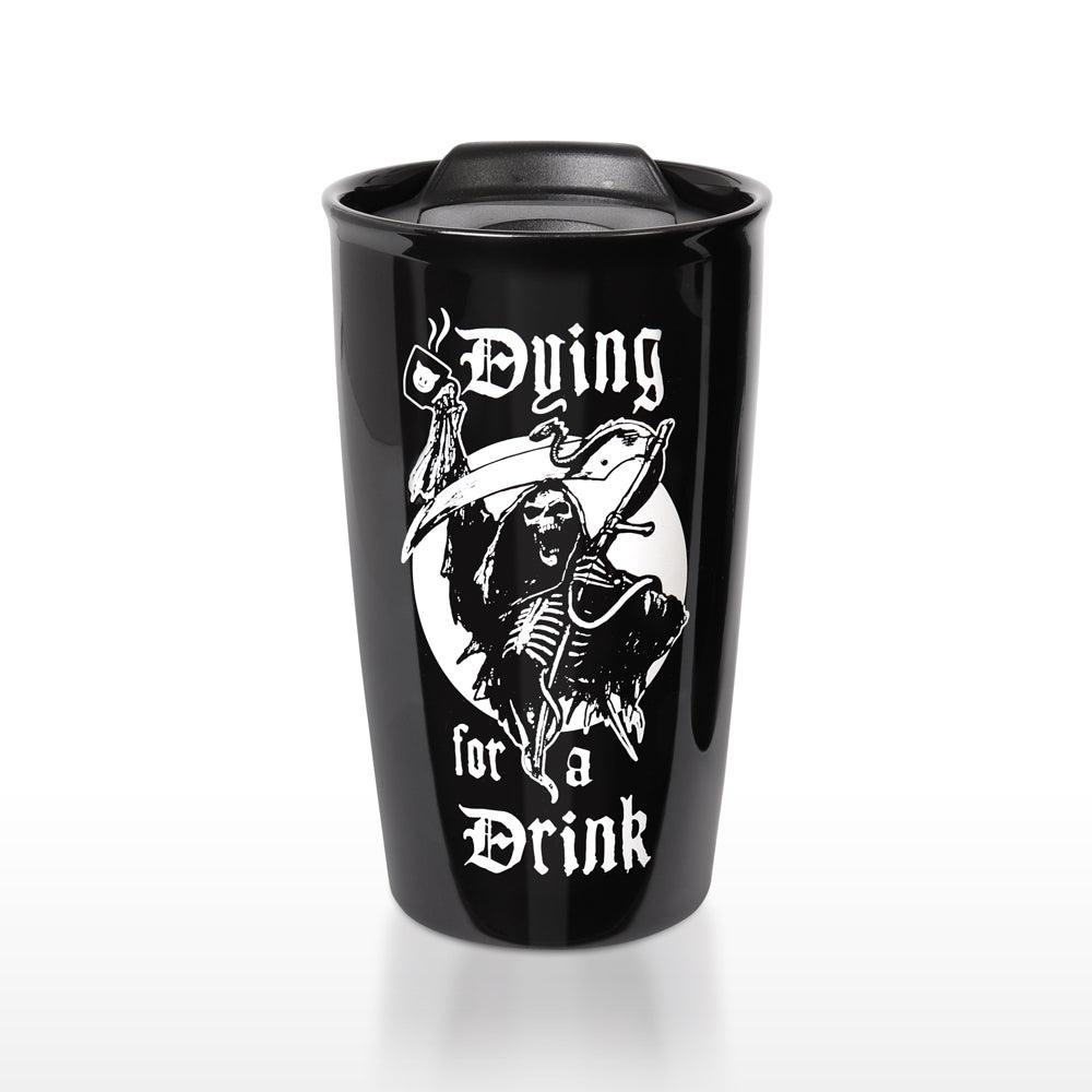 The Vault Dying for a Drink: Double Walled Mug - Flyclothing LLC