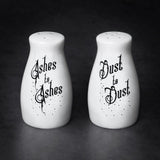 The Vault Ashes to Ashes/Dust to Dust Salt & Pepper Shaker Set - Alchemy Gothic