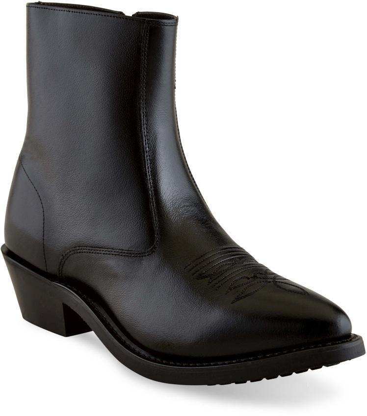 Old West Black Mens Riding Boot Wide - Old West - Flyclothing LLC