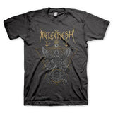 Melechesh Triangular Wings Black T-Shirt - Melechesh