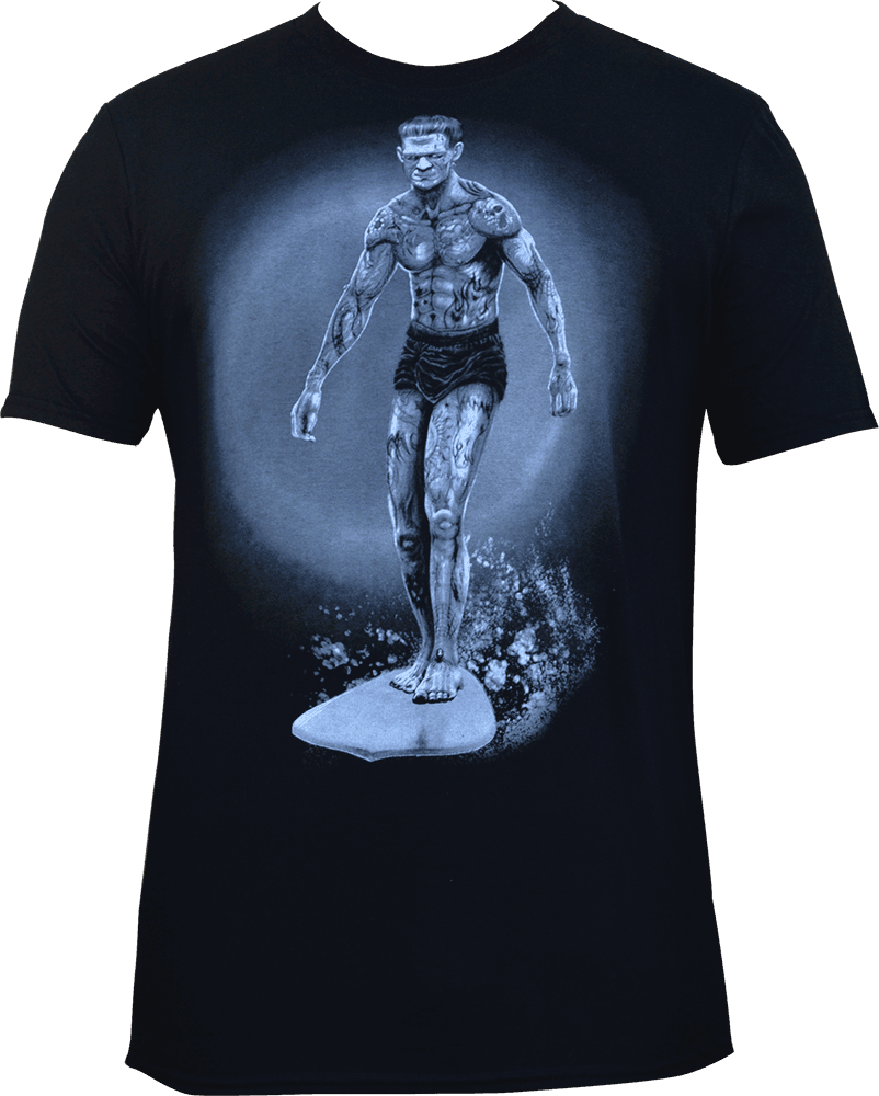 Midnight Rider Men's Tee Black - Lowbrow Art Company