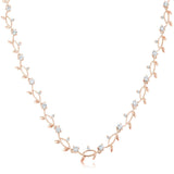 Rose Gold Tone Vineyard Necklace - JGI