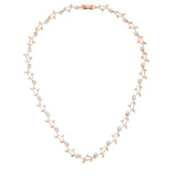 Rose Gold Tone Vineyard Necklace - JGI