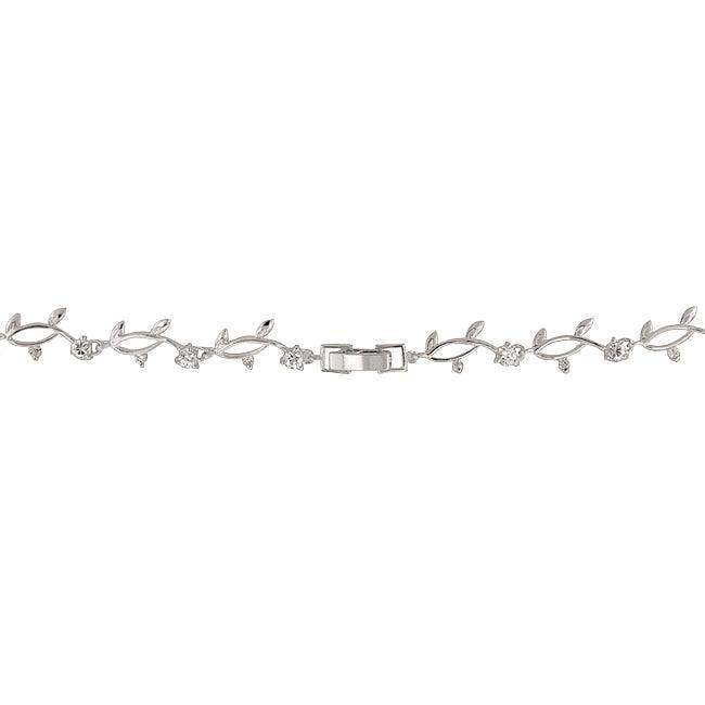 Rhodium Plated Vineyard Necklace - JGI - Flyclothing LLC