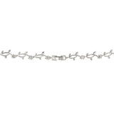 Rhodium Plated Vineyard Necklace - JGI