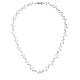 Rhodium Plated Vineyard Necklace - JGI