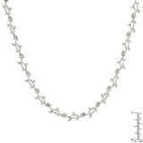 Rhodium Plated Vineyard Necklace - JGI