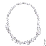 Bejeweled Cubic Zirconia Collar Necklace - JGI - Flyclothing LLC