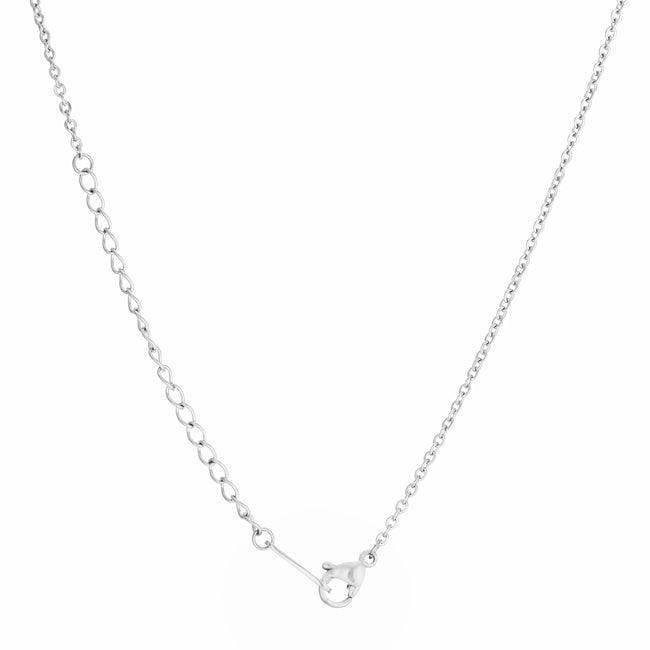 Arianna Rhodium Stainless Steel Arrow Necklace - JGI - Flyclothing LLC