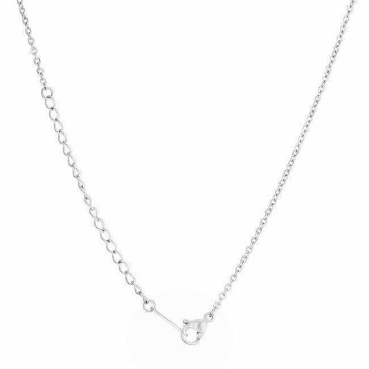 Arianna Rhodium Stainless Steel Arrow Necklace - JGI - Flyclothing LLC
