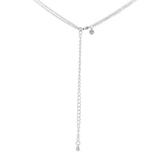 5 Ct Dazzling Rhodium Necklace with CZ - Flyclothing LLC